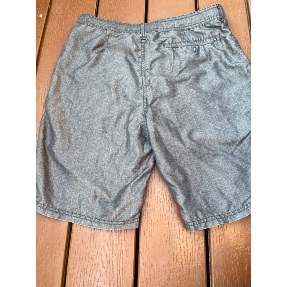 Hurley Mens Walk Shorts Grey Heathered Flat Front Shorts Size 30 (167) - Picture 4 of 8